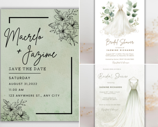 Wedding Templates cover photo collage