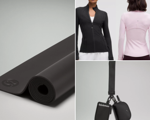 lululemon favorites cover photo collage