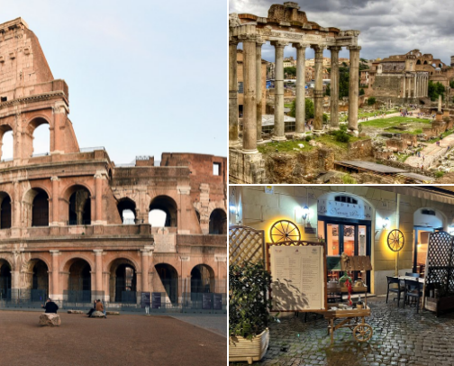 Things to do in Rome🍝 cover photo collage