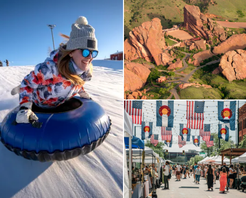 5 day Denver Adventures cover photo collage