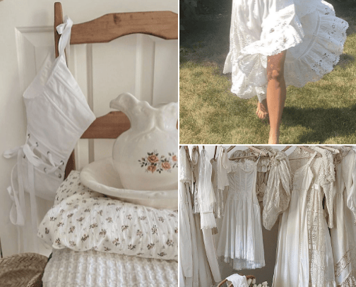 Cottage-Core cover photo collage