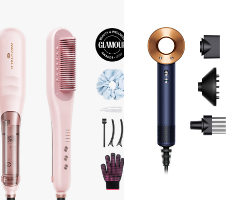 Heat Tools for Curly Hair cover photo collage