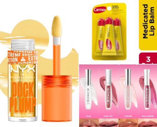 Makeup: The Best of Lip products cover photo collage