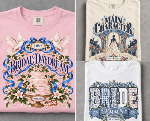 Bridal outfit cover photo collage