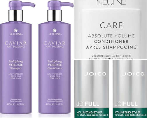 Best Products for Fine & Thin Hair cover photo collage