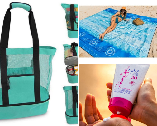 Inexpensive Must haves when going to the Beach 🏖 cover photo collage