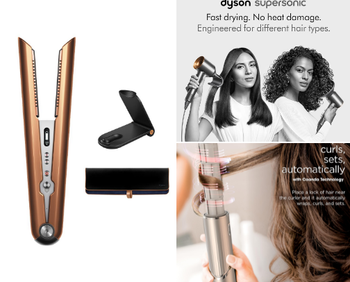 Hair Styling tools🙎🏼‍♀️ cover photo collage