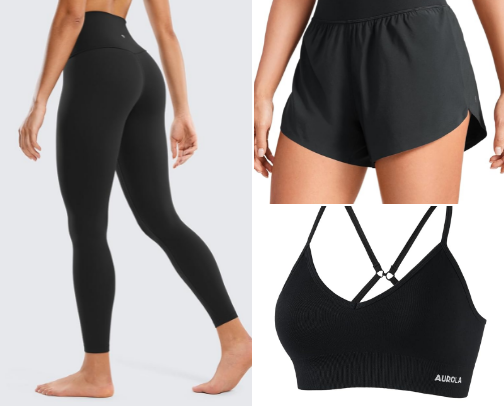 Comfy Workout Finds cover photo collage