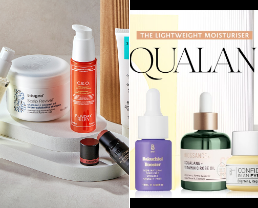 Skincare Product cover photo collage
