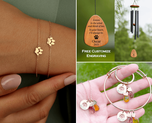 Dog Memorial Remembrance Keepsake Gifts cover photo collage