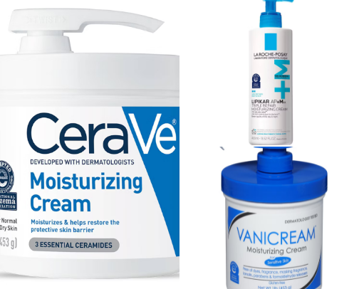 10 Moisturizers That Actually Comfort Dry, Flaky Skin cover photo collage