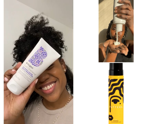 Curly Girl Hair products cover photo collage