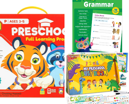 Items I’ve used as a homeschool mom of cover photo collage