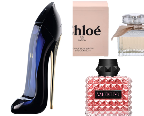 My favourite perfumes cover photo collage