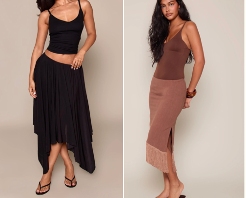 Cutest Skirts Under $50 cover photo collage