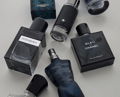 perfect perfumes for men cover photo collage