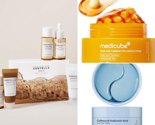 Skin care cover photo collage