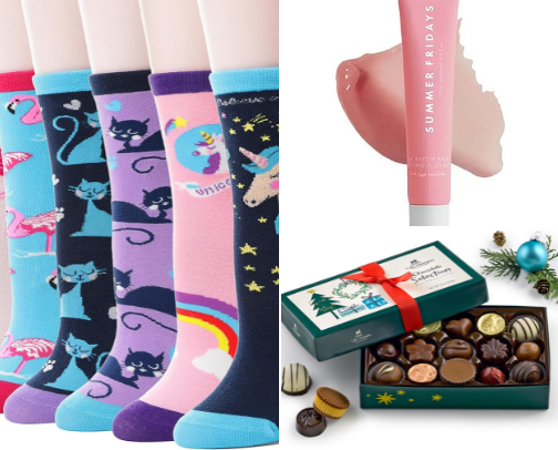 Christmas Stocking Stuffers cover photo collage