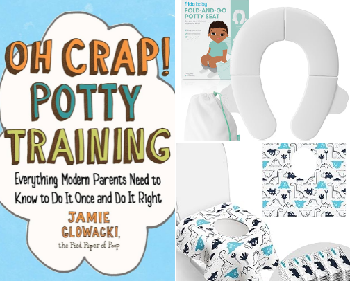 Potty Training Stuff That Actually Helped Us 🚽💩 cover photo collage
