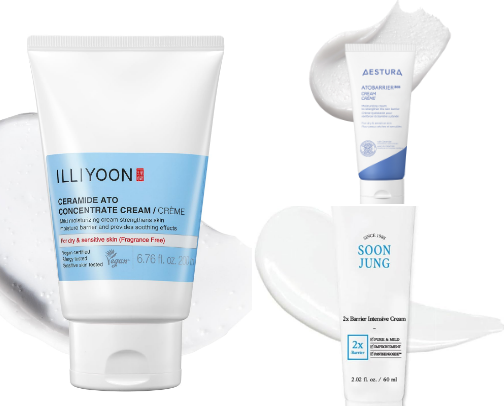 Best Korean Barrier Repair Creams cover photo collage