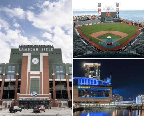 Must Visit Sports Stadiums cover photo collage