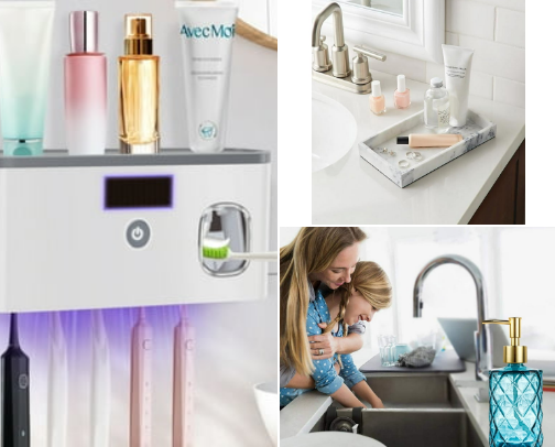 🛁 AESTHETIC + PURPOSEFUL BATHROOM FINDS. cover photo collage