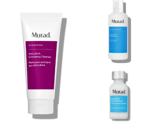 Murad skincare cover photo collage