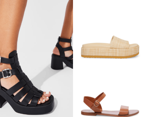 Sandals 💕 cover photo collage
