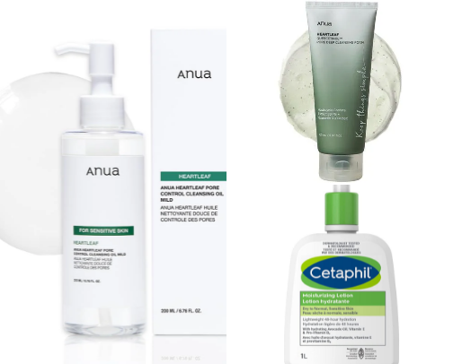 The best skincare for COMBINATION skin cover photo collage