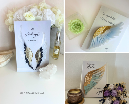 Everyday Angel Journals I Love cover photo collage