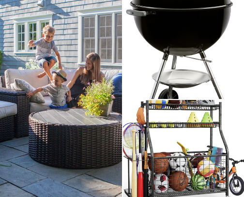 Perfect Fall Patio cover photo collage