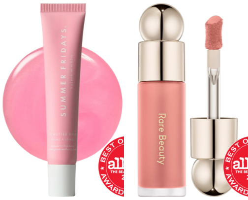 The blush everyone talks about and the lip gloss everyone kisses about 💋 cover photo collage