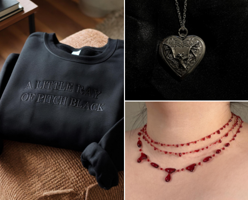 Etsy Dark Finds cover photo collage