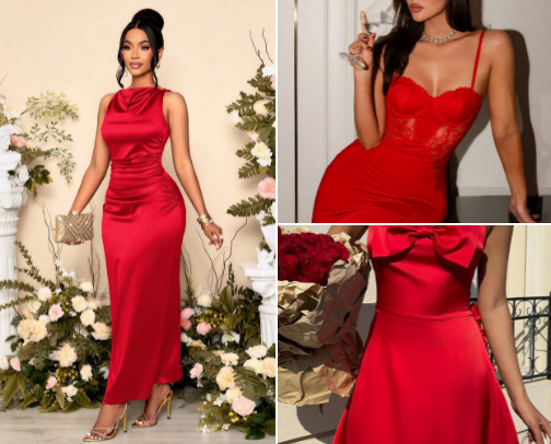 Affordable Valentine's Day Outfits cover photo collage