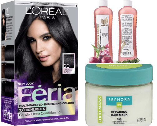 Haircare Essentials Routine💇‍♀️ cover photo collage