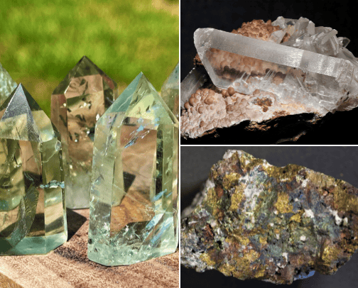 crystals cover photo collage