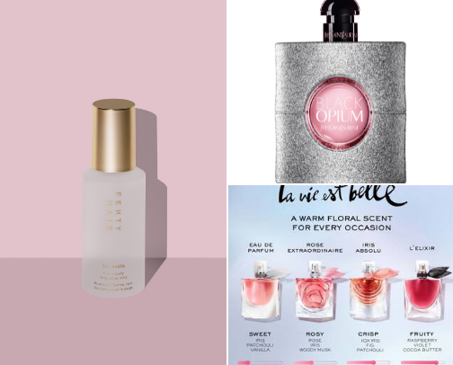 Fragrance cover photo collage