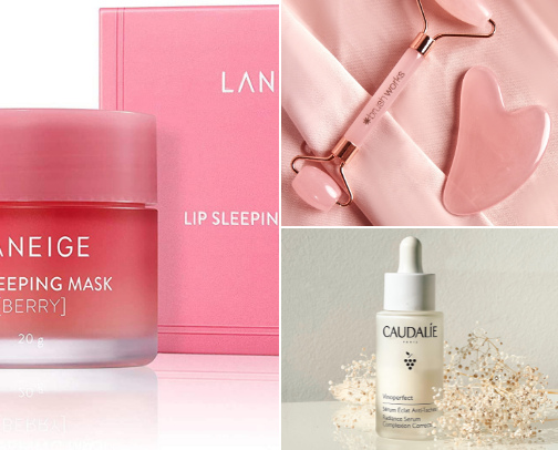 Skin care cover photo collage