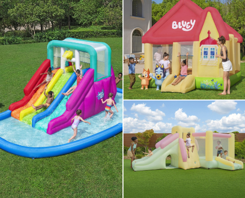 Outdoor toys cover photo collage