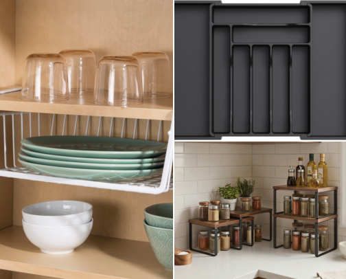 Small Kitchen Storage Finds Under $40 for Apartments cover photo collage