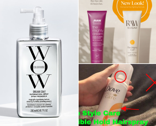 Hair Products cover photo collage