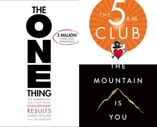 Self Improvement Books That Will Change Your Life cover photo collage