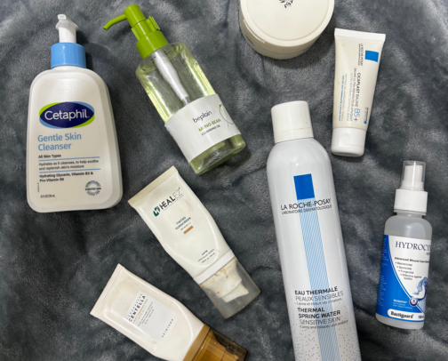 Skincare Essentials for Sensitive, Irritated & Dry Skin cover photo collage