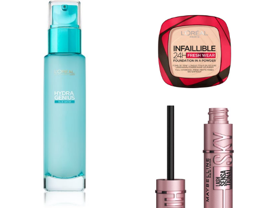 Make-up cover photo collage