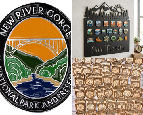 Personalized Hiking Badges I Collect Instead of Letting Trail Memories Fade cover photo collage