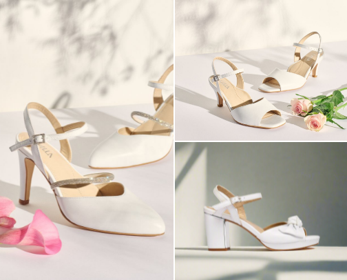 Wedding Day Shoes That Won't Ruin Your Feet cover photo collage
