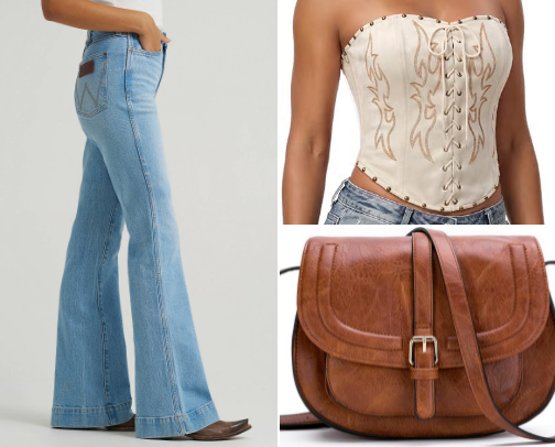 Budget-friendly western fashion 🤎 cover photo collage