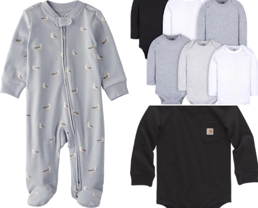 The cutest baby clothes that we have used and love!!! cover photo collage