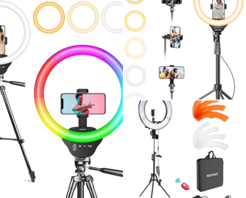 I Finally Found the Ring Light Setup That Fixed My Uneven GRWM Lighting cover photo collage