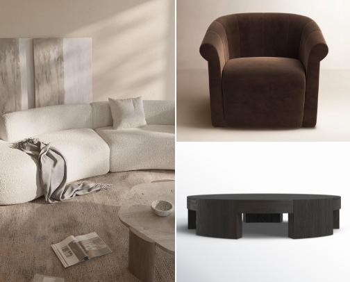 Complete Cozy Neutral Living Room Decor cover photo collage